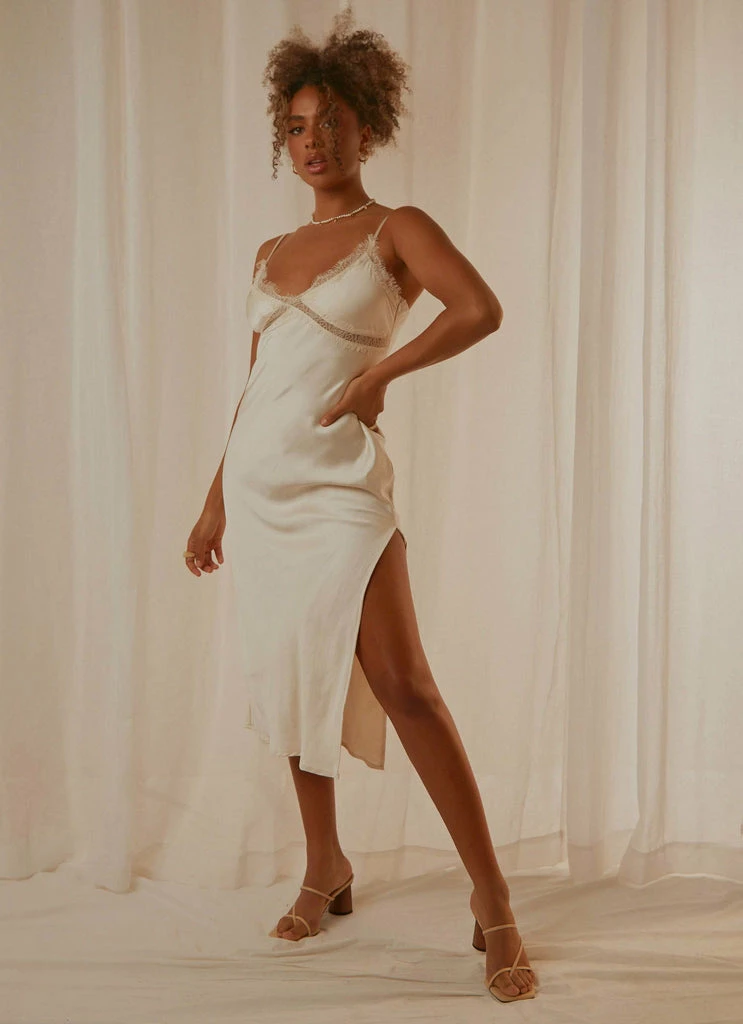 Cheapest π₯ Peppermayo - True Lovers Midi π Dress - Ivory β - Image 4