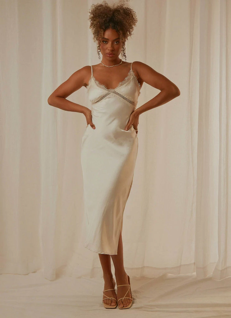 Cheapest π₯ Peppermayo - True Lovers Midi π Dress - Ivory β - Image 2