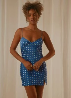 Promo π Peppermayo - Remember You Mini π Dress - Navy Polkadot π