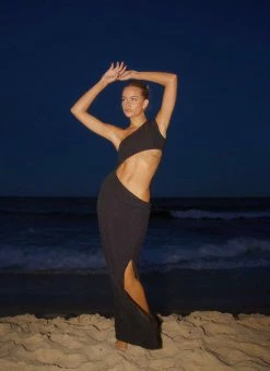 Best deal 👍 Peppermayo Exclusive - Palace Hotel Maxi 👗 Dress - Black 🧨