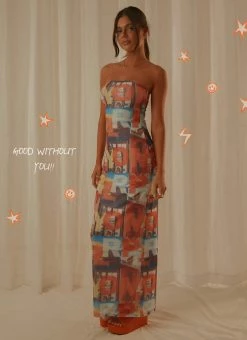 Budget 🥰 Peppermayo Exclusive - Good Without You Maxi 👗 Dress - PM Film Graphic 🎉