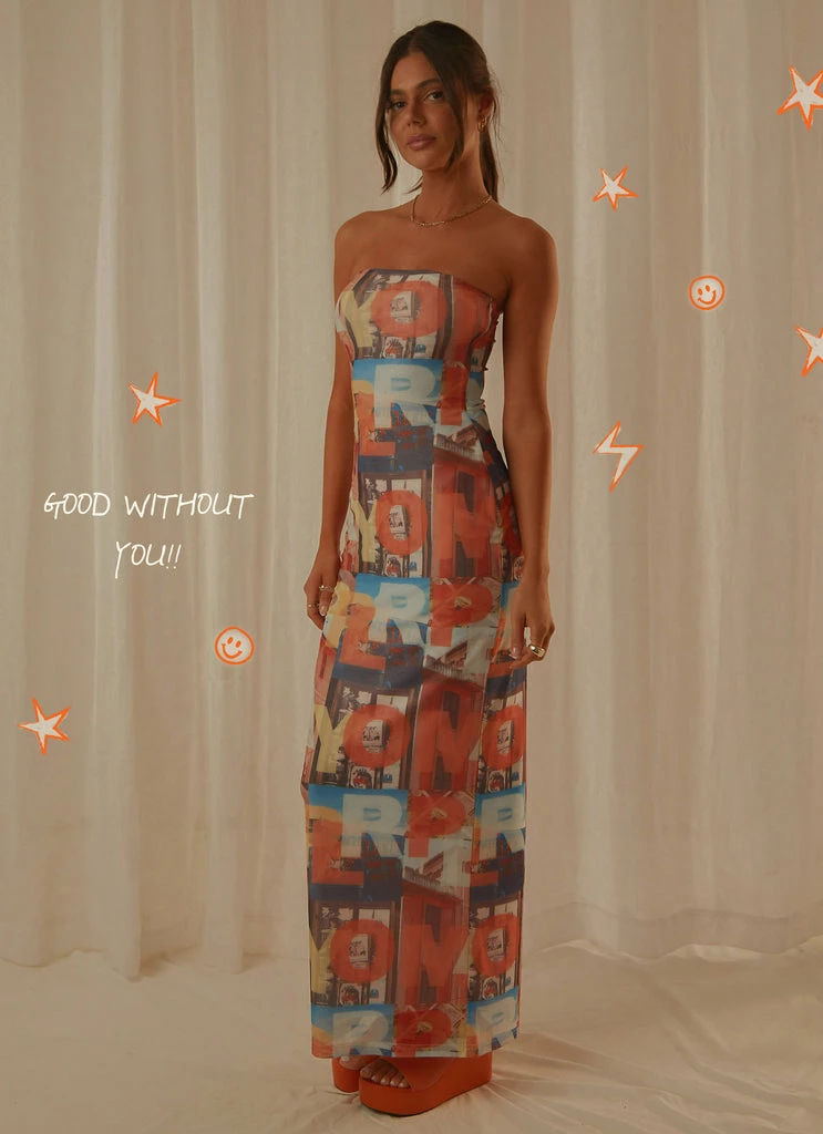 Budget ๐ฅฐ Peppermayo Exclusive - Good Without You Maxi ๐ Dress - PM Film Graphic ๐