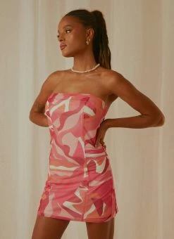 Best deal 🧨 Peppermayo Exclusive - Lets Celebrate Mesh Mini 👗 Dress - 🍬 Candy Wave ❤️