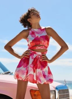 Cheap 😀 Peppermayo Exclusive - Home With You Mini 👗 Dress - Pink Rose 🧨