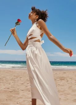 Deals ๐ฏ Peppermayo Exclusive - Meet Me In Majorca Maxi ๐ Dress - White ๐ฅฐ