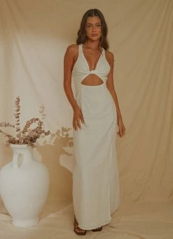 Brand new ⌛ Peppermayo Exclusive - Italian Love Maxi 👗 Dress - White ❤️