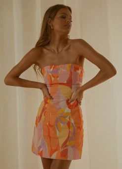 Flash Sale 🔥 Peppermayo Exclusive - Sunday Spritz Linen Tube 👗 Dress - Paloma 💯