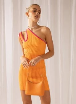 Best Pirce 👏 Peppermayo Exclusive - Easy On The Eyes 👗 Dress - Tangerine 🧨