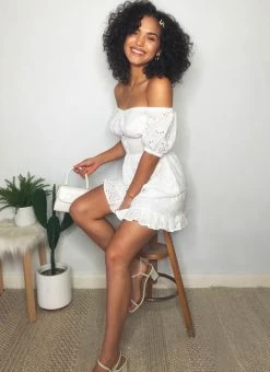 Cheapest 🤩 Finders Keepers - Ditsy Doo Mini 👗 Dress - White 🔔